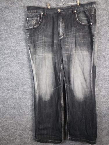 Eight732 jeans mens 42x31 gray - mens,